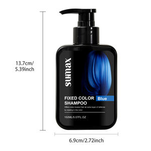 SUMAX 150ml Bouteille de presse noire Shampooing fixant et protégeant la couleur de la couleur - Product Image 6