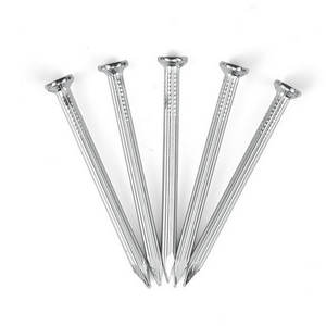 कारखाने की सस्ती कीमत गर्म बिक्री 1 "2" 3 "4" उच्च शक्ति जस्ती कठोर सपाट सिर स्टील कंक्रीट नाखून तेज हीरा - Product Image 5