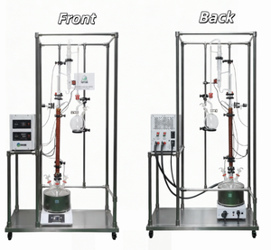 Équipement de distillation sous vide électrique 50L en acier inoxydable pour l'extraction d'huiles essentielles et la fractionnement en laboratoire - Product Image 1