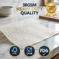 Papiers de cuisson pour friteuse à air 22x14cm pour Ninja Foodi Max Dual Zone AF400UK, papier sulfurisé robuste 38GSM certifié FSC, marque privée FBA