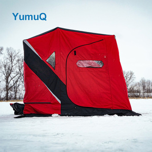 Yumuq 2.49x1.78x 2m אישית קרח דיג מזחלת מעובה קמפינג מוקפץ מחסה חורף מבודדים עבור בחוץ - Product Image 2