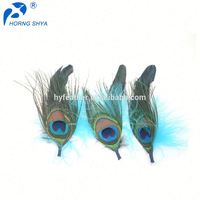 Épingle à chapeau personnalisée en plumes de paon pour la confection artisanale, chapeau de cowboy, chapeau fedora, costume, accessoire de coiffure