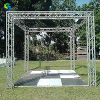 Équipement d'exposition Système d'affichage en treillis lourd en aluminium étanche Éclairage de scène Dj Truss Square Lighting Truss pour événement