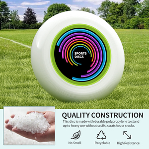 Factory Custom Logo Ultimate Fris Beed Weich plastik PE <span class=keywords><strong>Pet</strong></span> Dog Flying Disc Kinder Toy Beach Flying Disc - Product Image 3
