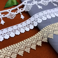 Élastique Décoratif Volant Tissé Élastique Dentelle Dentelle Tissu Broderie Élastique Bande