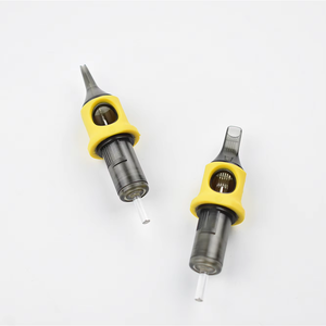 Agujas de Cartucho Desechables para Tatuajes con Membrana 3RS 3RL, Aguja Redonda de Silicona para Máquina de Tatuar - Product Image 1