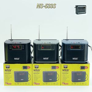 Sistema de Sonido para Fiestas con Energía Solar Nns NS-533S de 12 W, Transmisión Inalámbrica, Pantalla LED Recargable, Altavoz BT, <span class=keywords><strong>Radio</strong></span> <span class=keywords><strong>FM</strong></span> Portátil - Product Image 2