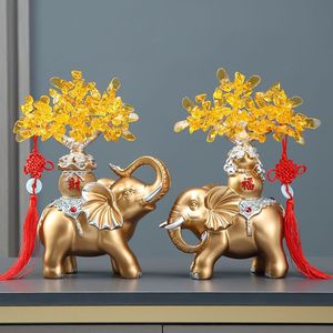 Sculpture d'éléphant en résine époxy artistique haut de gamme pour la décoration de la maison, du salon, cadeaux de pendaison de crémaillère - Product Image 4