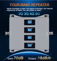 Amplificador Repetidor de Señal Móvil 2G 3G 4G 5G LTE GSM, Repetidor de Señal 900 1800 2100 2600MHz, Amplificador de Señal Móvil