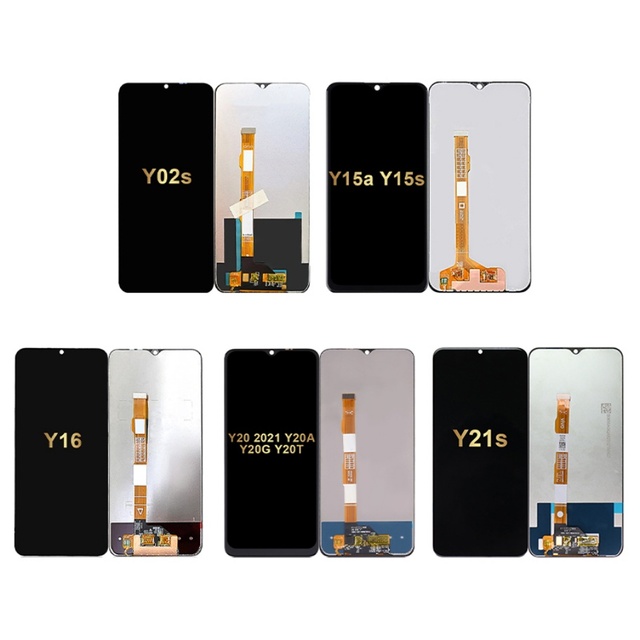 Mobile Phones Lcds for Vivo Y02 Y12s Y15 Y16 Y17 Y19 Y20 Y21 Y22 Y30 Y33s Y35 Y56 Y73 Y83 Y91 Touch Screen Digitizer Assembly