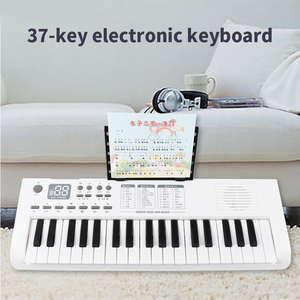 KM-70 Educational Toy Children 37-Key Portable Plastic Kids Electronic <b>Musical</b> <b>Instrument</b> Piano Keyboard - Product Image 3