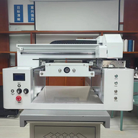 Machine d'impression UV à plat LY 5060 avec plateforme élévatrice intelligente, taille d'impression 500*600 mm, imprimante UV double tête pour publicités