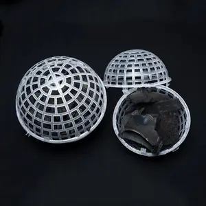 Bolas de plástico transparentes do polipropileno dos pp, bolas ocas poliédricas transparentes para embalagem