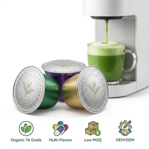 Capsules de Matcha Énergie Matinale 2g-8g pour Machines K-Cup – Alternative au Café Haute en Caféine – Marque Privée, Logo Personnalisé, Vente en Gros - Product Image 1