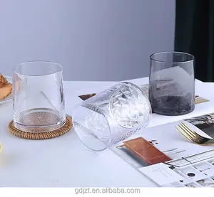 Chất Lượng Cao Whiskey Sáo Nhựa Stemless Rượu Vang Thủy Tinh Cho Đảng Bar Glass Bia Rượu Vang Bắn 250Ml