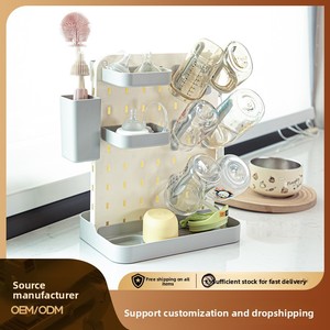 Scolapiatti Portatile in PC per <span class=keywords><strong>Biberon</strong></span> e Tazze, con Griglia di Drenaggio Rimovibile - Product Image 2
