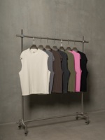 Débardeur Homme d'Été Vintage en Coton Teint et Délavé, Coupe Ample, pour Sport, Fitness et Streetwear