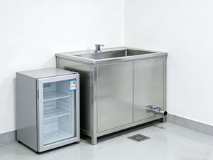 <span class=keywords><strong>Armoire</strong></span> d'évier de laboratoire robuste avec placard et robinet pour écoles, hôpitaux et laboratoires de recherche - Product Image 2