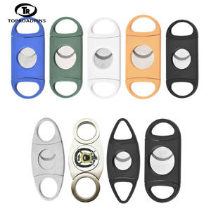 Anniversaire Souvenirs Cadeaux En Acier Inoxydable De Mode Accessoires De Fumer Porte-Cigare Avec Cutter - Product Image 5