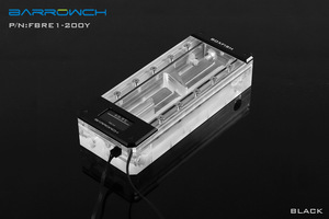 Radiatore a Liquido RGB LED Senza Ventole per Computer, Serie Barrowch Boxfish, in Acrilico, Quadrato, Intelligente, FBRE1 - Product Image 3