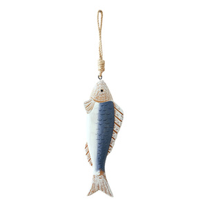 Mediterranean Wooden Fish Wall Hanging <b>Decor</b> Irregular Shape Home <b>Decor</b> Living Room Bedroom Entryway - Product Image 4