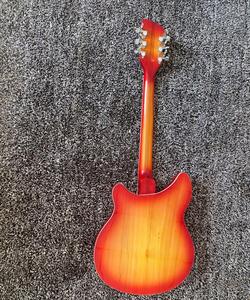 Weifang Rebon <span class=keywords><strong>12</strong></span> Dây Ricken 360 <span class=keywords><strong>Guitar</strong></span> Điện Màu Anh Đào Sunburst - Product Image 2