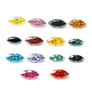 Moissanite Goldleaf Hot Marquise Cu P:inik Sakura Pink Color VVS1, certifiée Gra, 1CT 2CT 3CT, pierre précieuse en vrac - Product Image 6