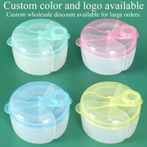 Boîte de lait en poudre pour bébé de qualité alimentaire SUNSHING, conteneur de collation alimentaire à 3 compartiments, étui de voyage pour préparation infantile, distributeur de poudre pour nourrissons - Product Image 5