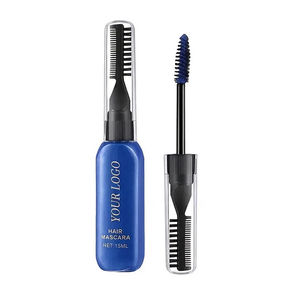Mascara capillaire 3-en-1, couleur temporaire, non permanente, pour fêtes et festivals, maquillage capillaire, mascara OEM, logo personnalisé, marque privée - Product Image 1