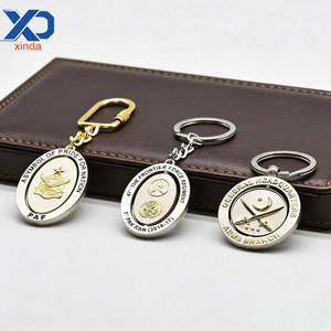 Llaveros <span class=keywords><strong>de</strong></span> mosquetón personalizados <span class=keywords><strong>de</strong></span> aleación <span class=keywords><strong>de</strong></span> zinc niquelado <span class=keywords><strong>de</strong></span> alta calidad, fundición a presión, con esmalte giratorio premium y a la moda - Product Image 1