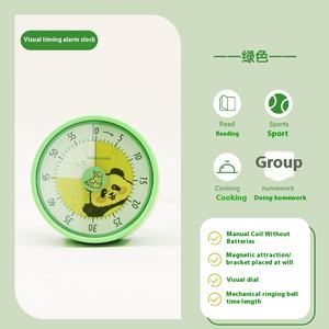 Minuterie visuelle pour l'apprentissage des enfants Outil de gestion du temps du compte à rebours pour les <span class=keywords><strong>devoirs</strong></span> et l'étude - Product Image 6