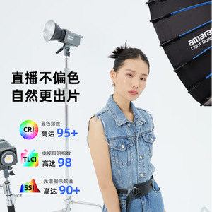 Aputure 200xs ไฟเติม LED ปรับได้ด้วยไฟฟ้าอุปกรณ์สตรีมสด - Product Image 5