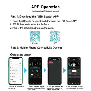 Sac à dos LED avec écran, petite résolution, promotion lumineuse en faveur de la publicité mobile, sac à dos LED Bluetooth en anglais - Product Image 6