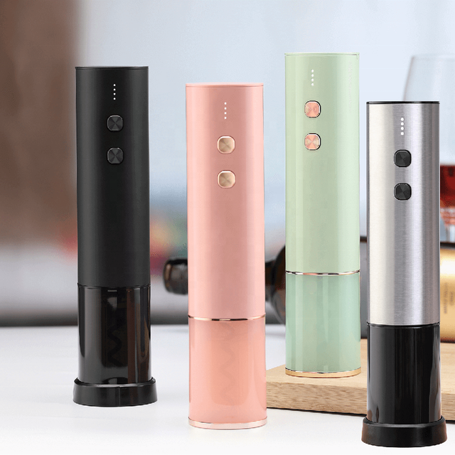 Smart Touch Switch Designed Electronic Wine Opener USB Rechargeable Electric Wine Bottle Opener Customized