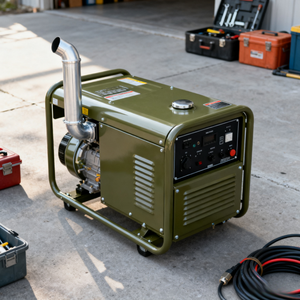 הוכחה צליל 3kva 5kva 6kva 8kva 9kva יחיד-שלב 10kva גנרטור דיזל שקט גנרטור לשימוש ביתי 110v 220v 380 50/60hz 400v - Product Image 3