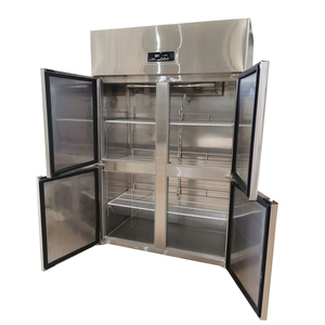 Commercial Hotel Home Use Upright <b>Refrigerator</b> Four Doors Fridge 4 Door Freezer Stainless Steel Chiller Price in Hyderabad Comme - Product Image 4