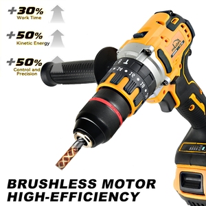 Máy khoan không dây 20V đạt chứng nhận <span class=keywords><strong>CE</strong></span>, dùng cho gia đình, công nghệ đèn pin tích hợp pin Lithium-Ion, dùng cho các dự án cải tạo nhà cửa - Product Image 6