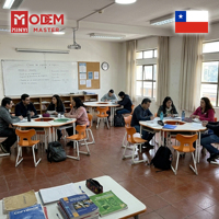 MINYI DAISY Chile Ensemble de bureau d'étude pour deux élèves et ensemble table et chaise pour étudiants, mobilier scolaire, bureau et chaise d'école