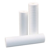 40 polegadas PP Melt Blown Filtro de Sedimentos Fiado de Algodão Plástico Carcaça do Cartucho de Filtro de Água PP 20 Com 5 Micron