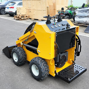 Kostenloser Versand Mini-Kompaktlader Günstiger Radlader Minicargador Landwirtschaft CE EPA Motor Kompakter Diesel-Kompaktlader - Product Image 4