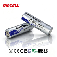 Batería Seca de Zinc-Carbón AA de Alta Calidad y Bajo Precio, 1.5V R6P, para Electrónica de Consumo y Juguetes, con 3 Años de Vida Útil