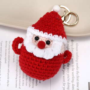 Amigurumi <span class=keywords><strong>de</strong></span> Peluche, Adornos Navideños <span class=keywords><strong>de</strong></span> Ganchillo <span class=keywords><strong>de</strong></span> Santa Claus, Árbol <span class=keywords><strong>de</strong></span> Navidad y <span class=keywords><strong>Muñeco</strong></span> <span class=keywords><strong>de</strong></span> <span class=keywords><strong>Nieve</strong></span>, Llavero Tejido, Regalo <span class=keywords><strong>de</strong></span> Navidad Hecho a Mano - Product Image 5