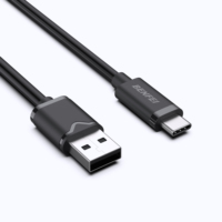 Grosir BENFEI kabel pengisi daya USB-C 20W 2 Meter USB-A konektor berlapis nikel TPE pengisian cepat 3A untuk ponsel tablet