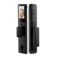 Serrure Intelligente à Reconnaissance Faciale 3D, Vérification par Veine de la Paume, Wi-Fi Tuya, Contrôle à Distance par Téléphone, Empreinte Digitale, Mot de Passe, Carte, Clé pour Portes en Bois et Métal