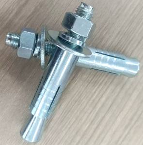 Matériel de fixation Boulon d'ancrage chimique en acier inoxydable galvanisé Boulon mécanique d'expansion <span class=keywords><strong>Double</strong></span> manchon - Product Image 5