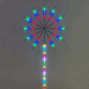 Luces LED Decorativas para Exteriores, Multicolor, Inteligentes, RGB, Control por Aplicación, Tira RGBIC Mágica, Decoración Navideña, Luces LED de Fuegos Artificiales Nocturnas - Product Image 4
