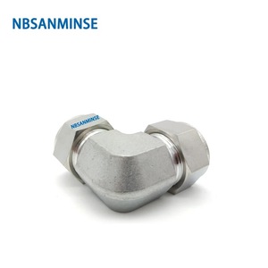 Raccord coudé à compression en acier inoxydable 316L Nbsanminse 3000Psi pour tuyaux d'eau, d'huile et de gaz - Product Image 2