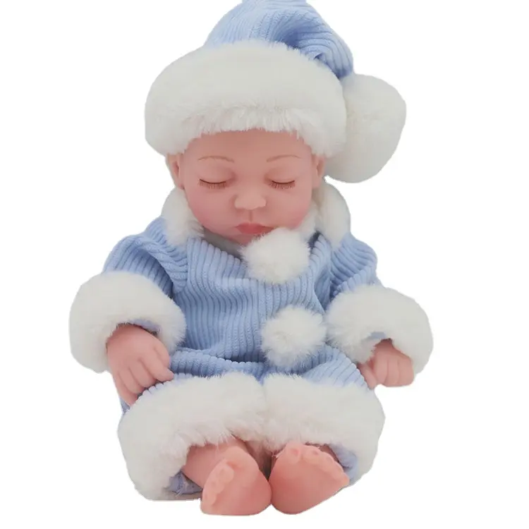 Lifelike New Born Silicone Baby Dolls Realistic Girls Reborn Baby Vinyl Soft Dolls