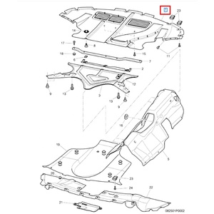 Continental GT bay spur động cơ bảo vệ thấp hơn cho <span class=keywords><strong>Bentley</strong></span> mô hình 3w0825235/3w3825235b/3w3825235f Điều kiện Mới - Product Image 4