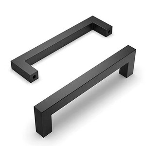 Factory Custom Modern Furniture Handles Square Stainless Steel Furniture Cabinet <strong>Door</strong> Drawer Handle - Product Image 1